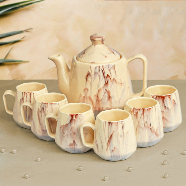 Ivory Italian Morning Tea Set - The Earth Store - Tea Sets